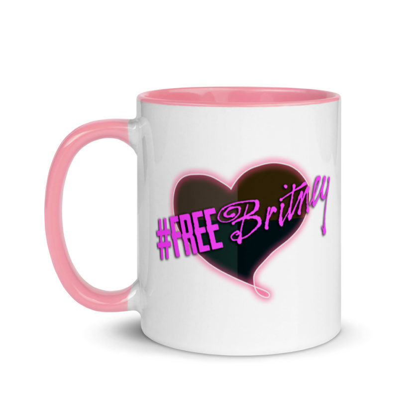#FreeBritney Mug with Color Inside