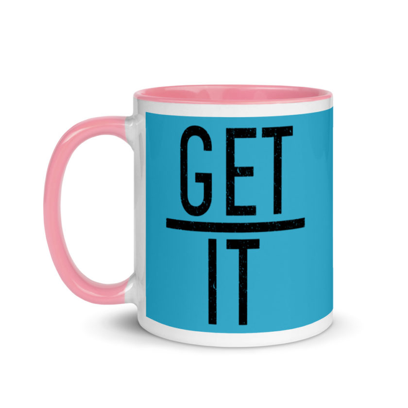 Get over it Mug with Color Inside - Image 15