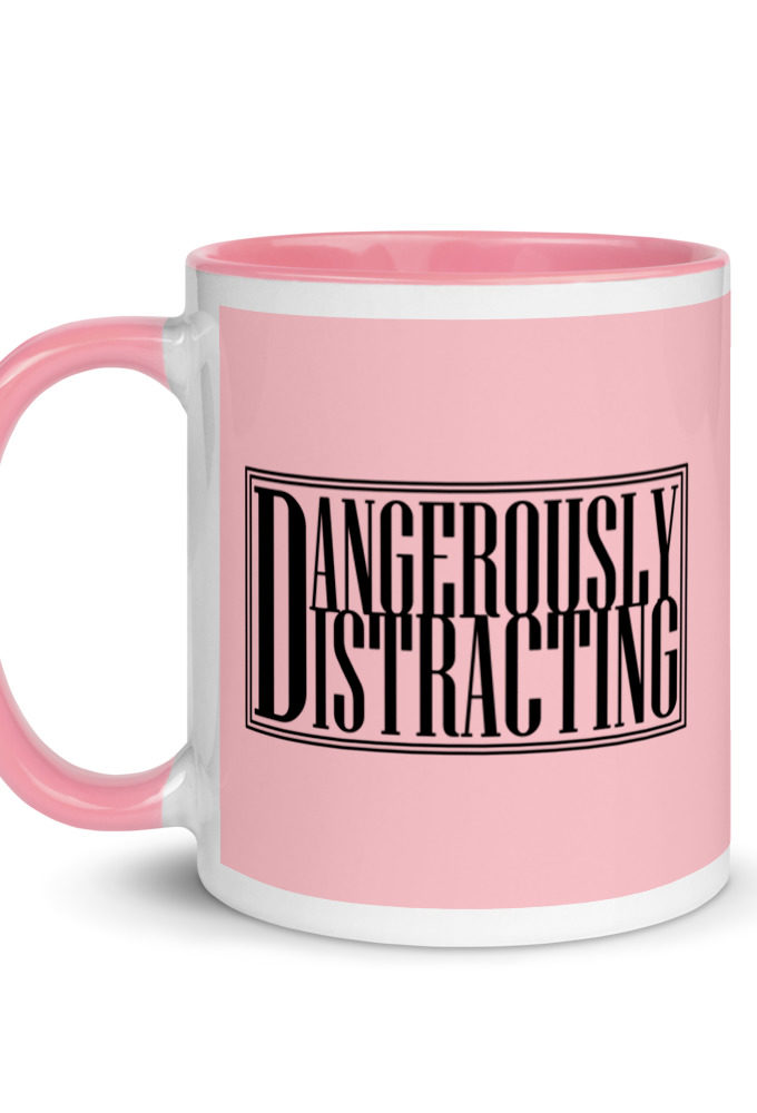 Dangerously Distracting Mug with Color Inside