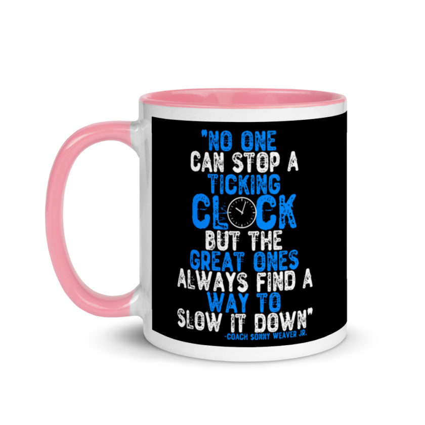 No one cans top a ticking clock but he great ones always find a way to slow it down. Mug with Color Inside - Image 15