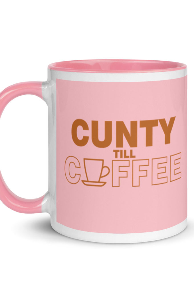 Cunty till coffee Mug with Color Inside