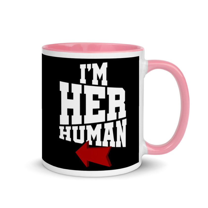 I'm Her Human Mug with Color Inside - Image 13