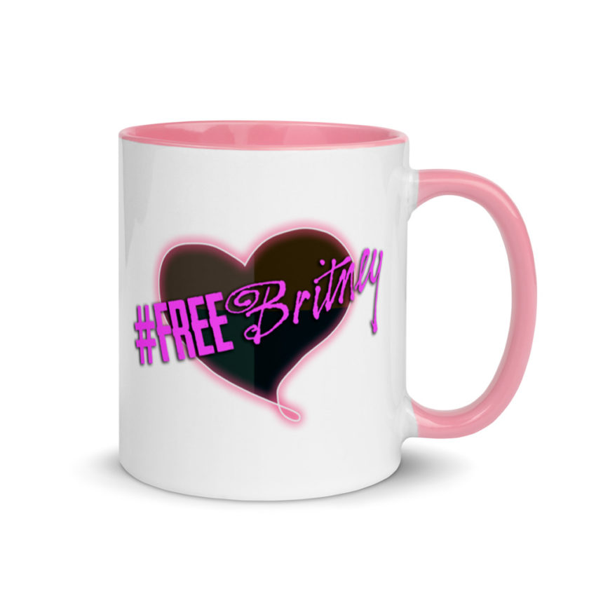#FreeBritney Mug with Color Inside - Image 14