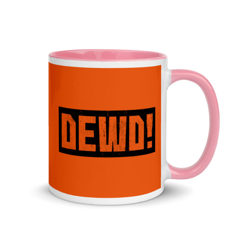 Dewd! Mug with Color Inside - Image 13