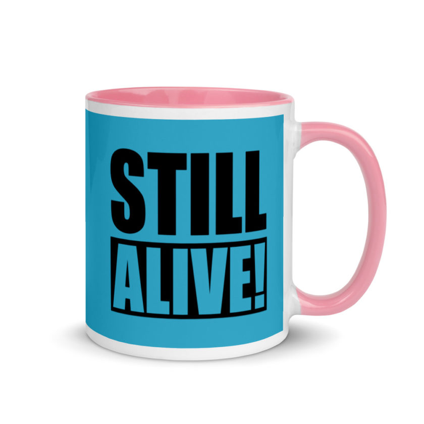 Still Alive! Grandma The Kroods Mug with Color Inside - Image 13