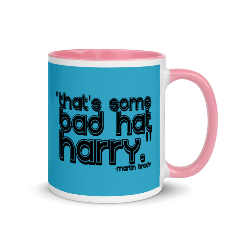 That's some bad hat Harry. Martin Brady, Jaws Mug with Color Inside - Image 13