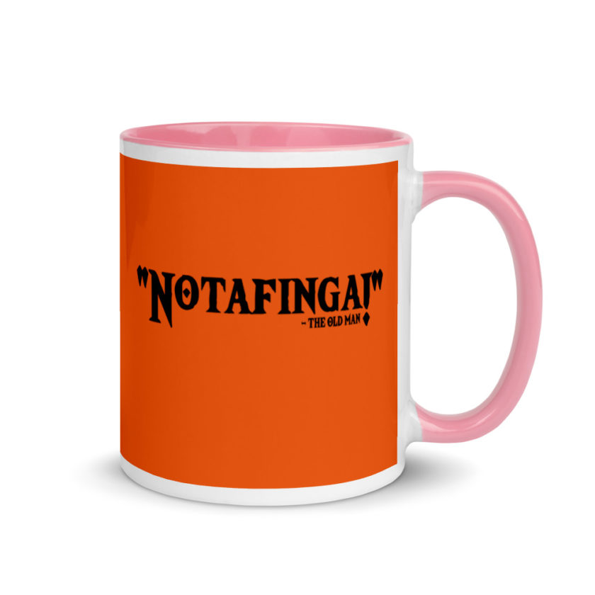 Notafinga! The Old Man A Christmas Story  Mug with Color Inside - Image 13