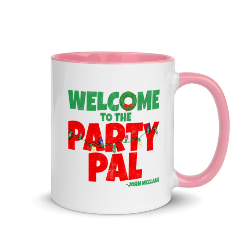 Welcome to the party pal. John Mcclane, Die Hard Mug with Color Inside - Image 13