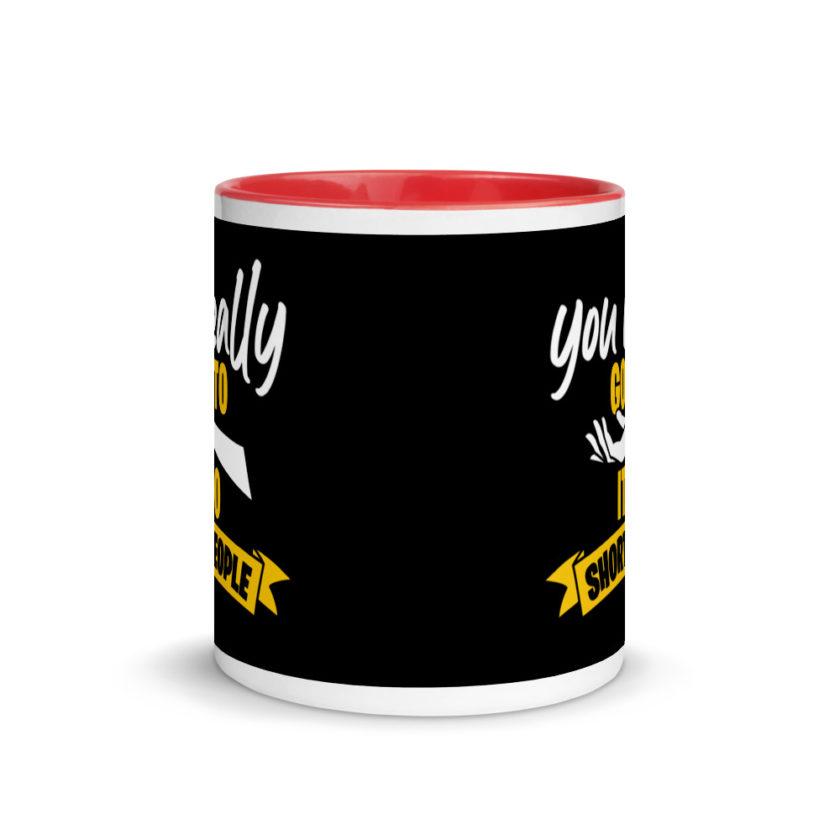 You really Got to Hand it To Short People  Mug with Color Inside - Image 6