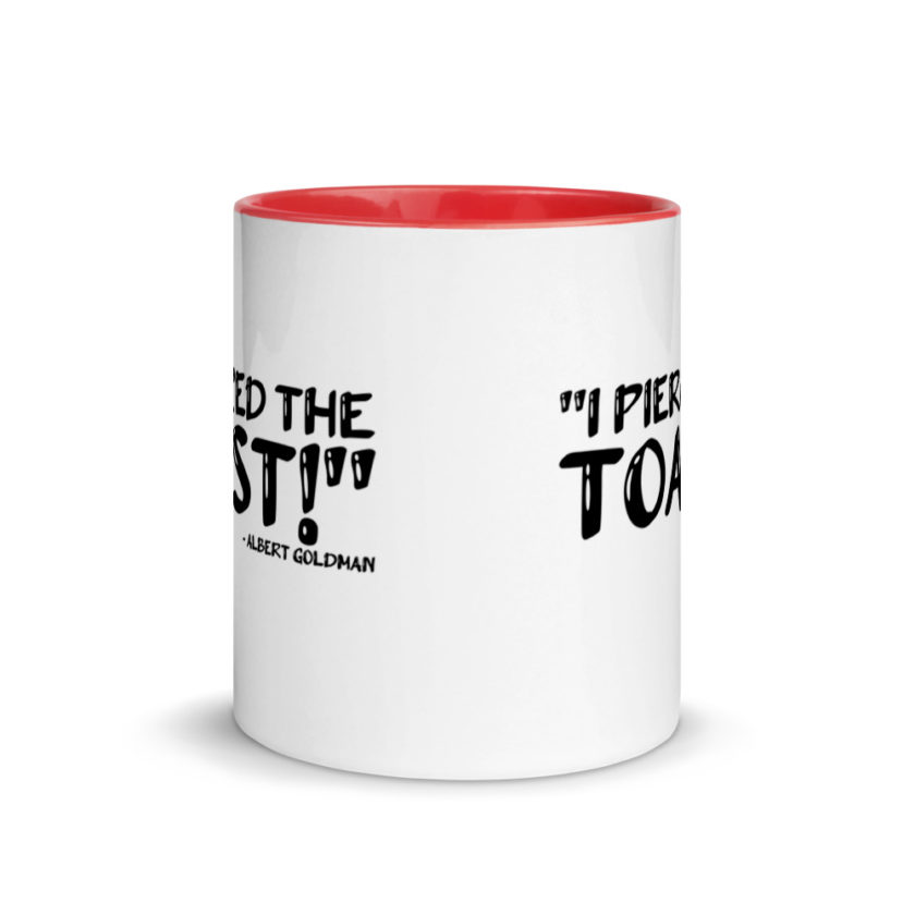 I Pierced The Toast  Mug with Color Inside - Image 5