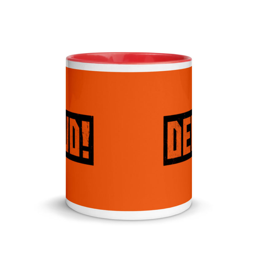 Dewd! Mug with Color Inside - Image 6