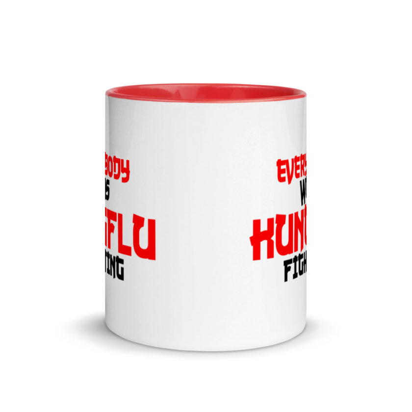 Everybody was Kungflu fighting! Mug with Color Inside - Image 6