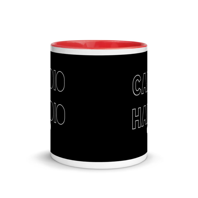 Cardio is Hardio Mug with Color Inside - Image 5