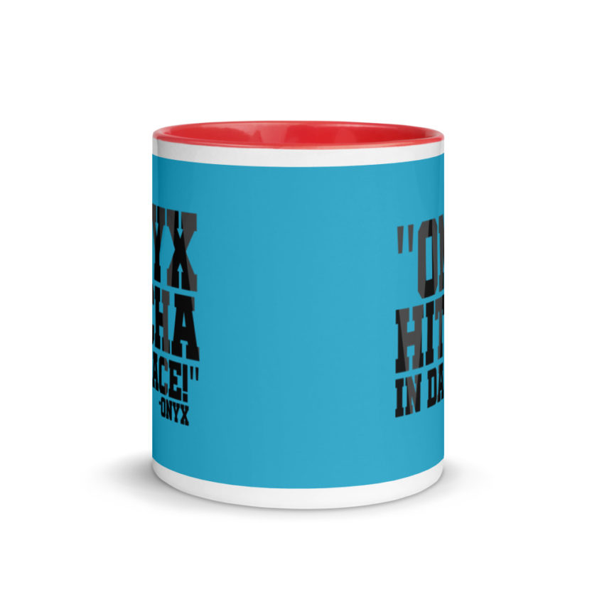 Onyx hitcha in da face Mug with Color Inside - Image 6