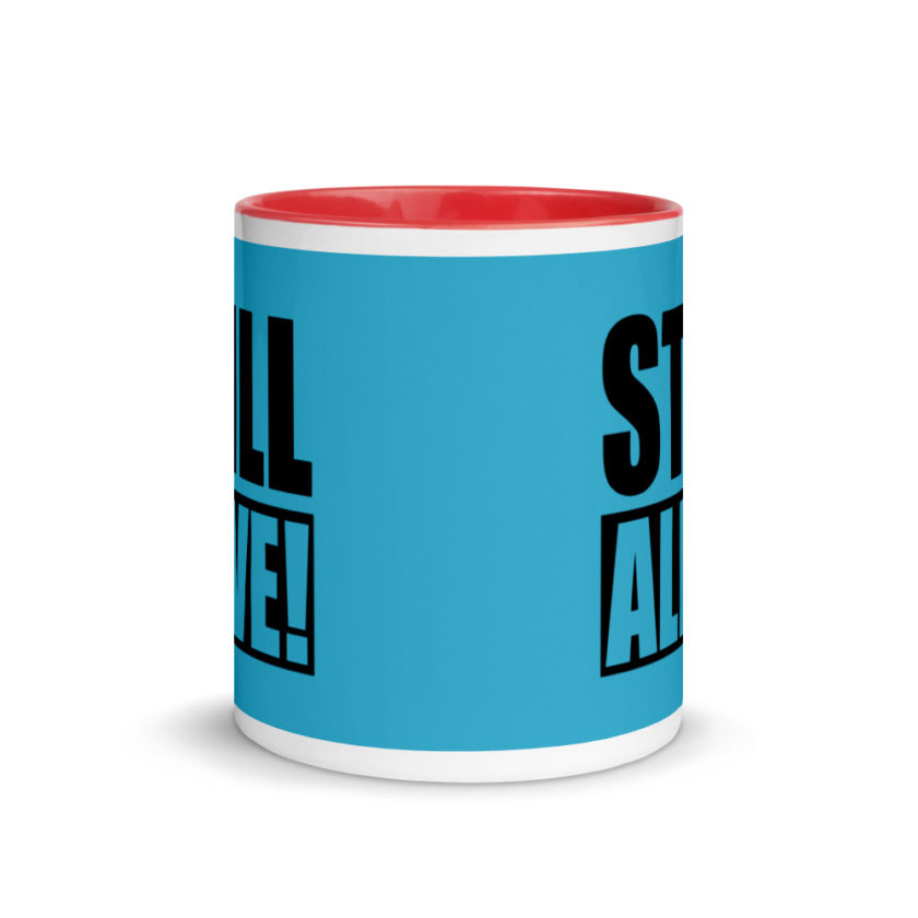 Still Alive! Grandma The Kroods Mug with Color Inside - Image 6