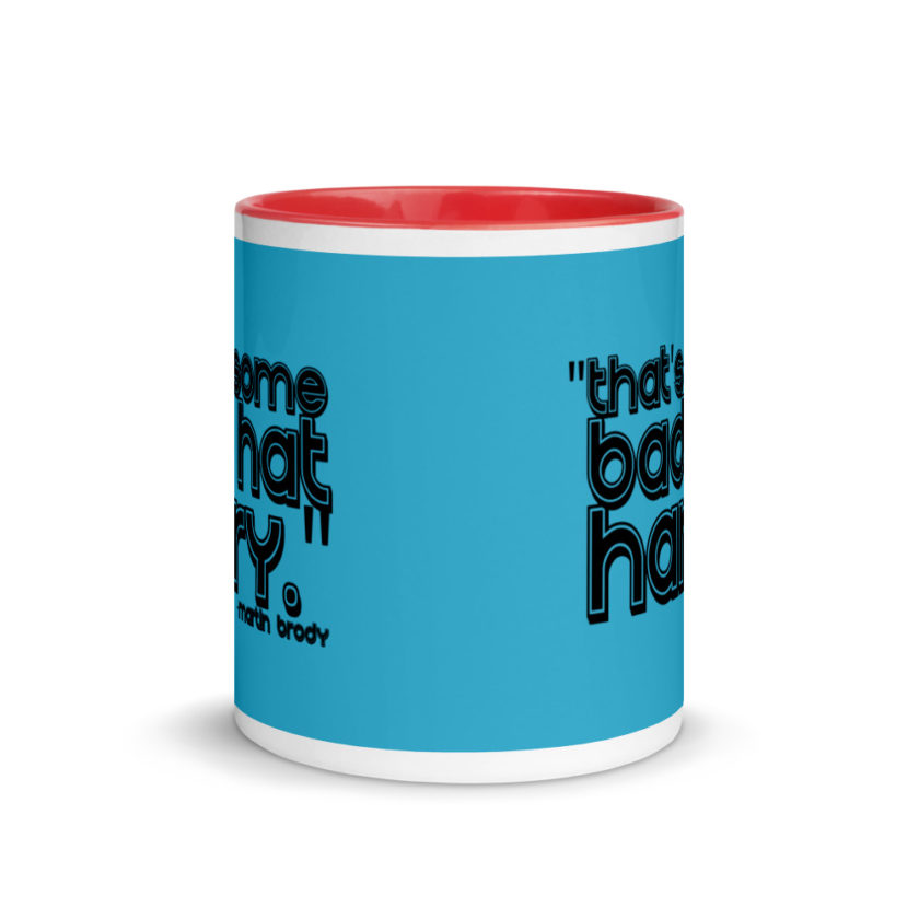 That's some bad hat Harry. Martin Brady, Jaws Mug with Color Inside - Image 6