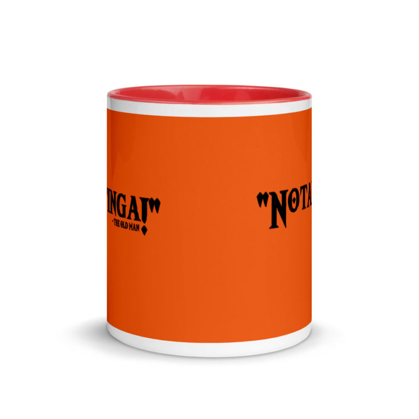 Notafinga! The Old Man A Christmas Story  Mug with Color Inside - Image 6