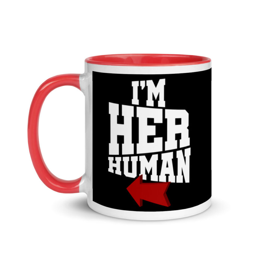 I'm Her Human Mug with Color Inside - Image 6