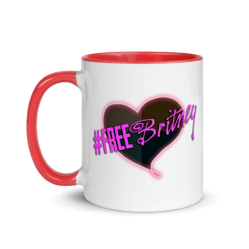 #FreeBritney Mug with Color Inside - Image 7