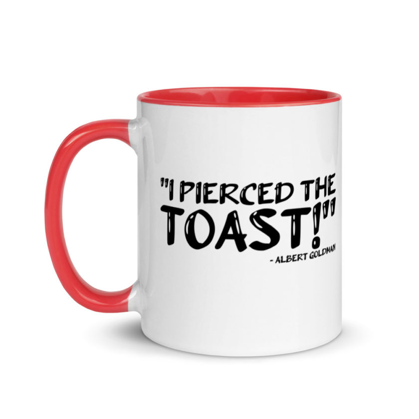 I Pierced The Toast  Mug with Color Inside - Image 6