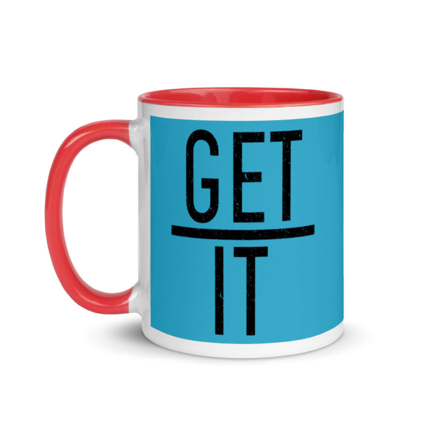 Get over it Mug with Color Inside - Image 7