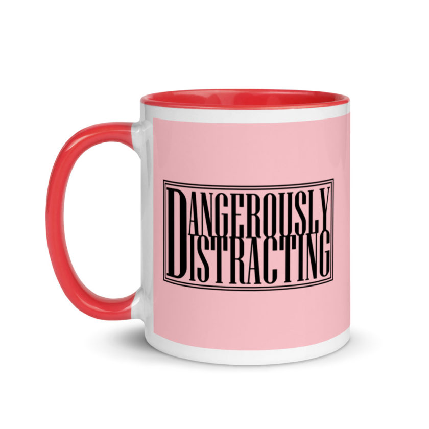 Dangerously Distracting Mug with Color Inside - Image 7