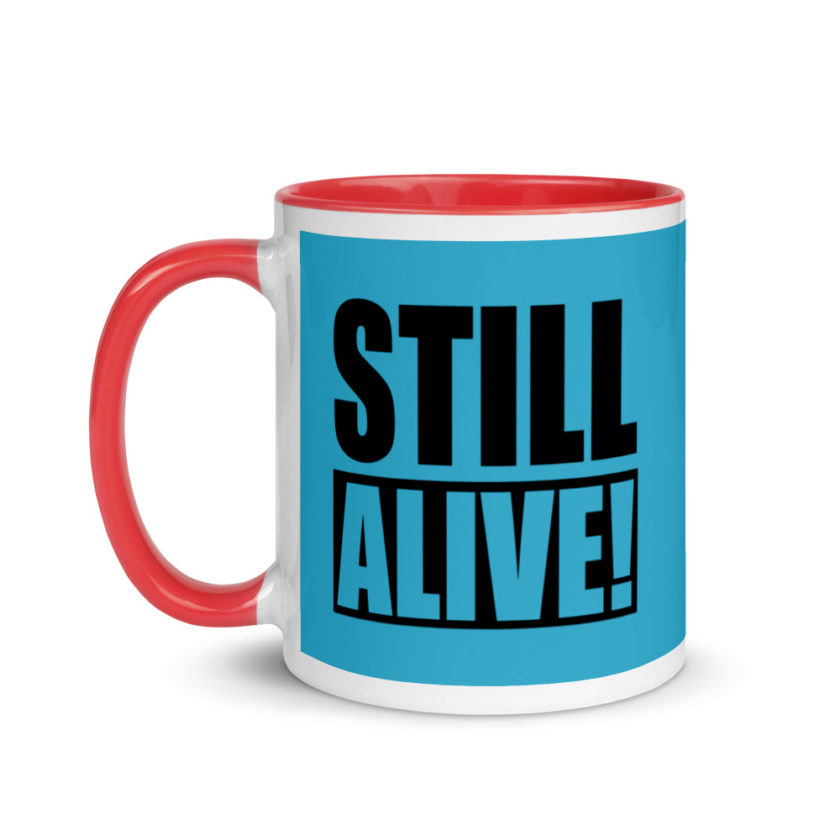 Still Alive! Grandma The Kroods Mug with Color Inside - Image 7