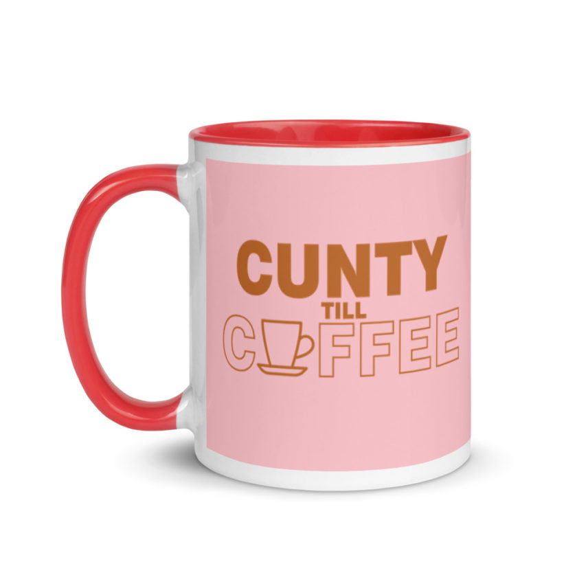 Cunty till coffee Mug with Color Inside - Image 7