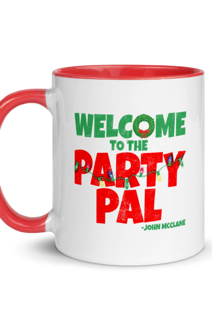 Welcome to the party pal. John Mcclane, Die Hard Mug with Color Inside