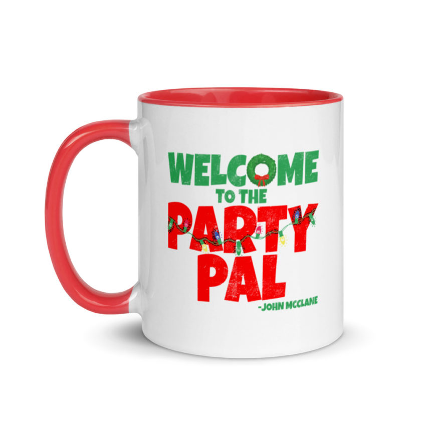 Welcome to the party pal. John Mcclane, Die Hard Mug with Color Inside