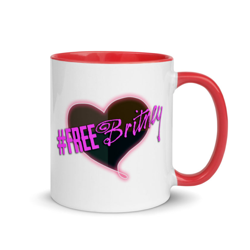 #FreeBritney Mug with Color Inside - Image 5