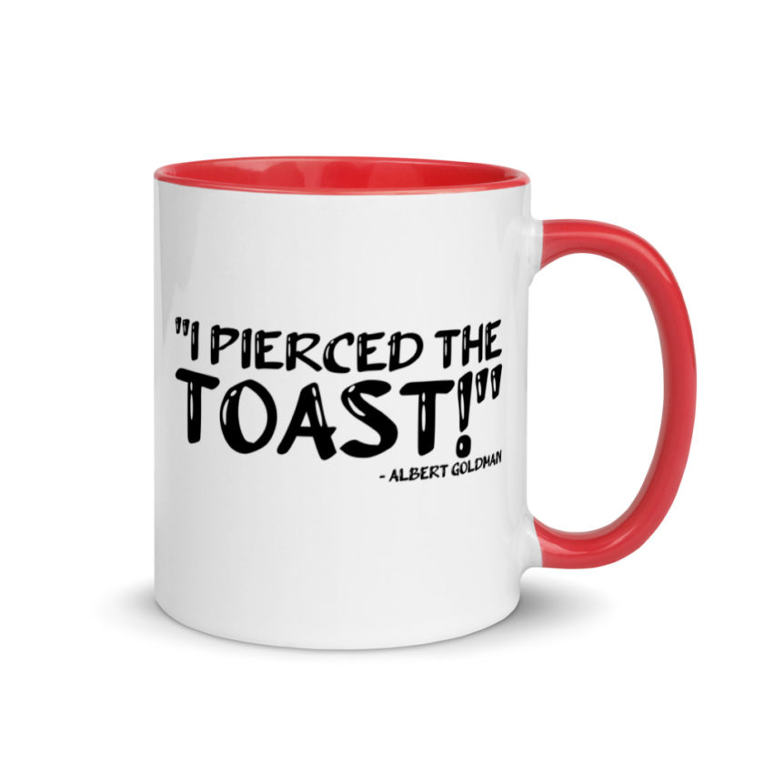 I Pierced The Toast  Mug with Color Inside - Image 4
