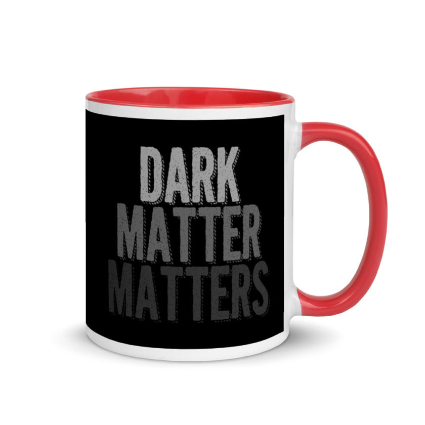 Dark matter matters Mug with Color Inside - Image 4