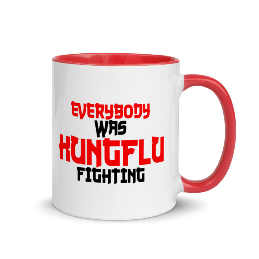 Everybody was Kungflu fighting! Mug with Color Inside - Image 5