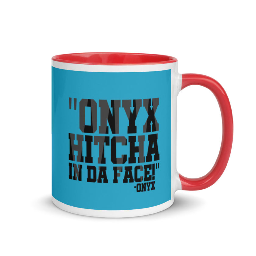 Onyx hitcha in da face Mug with Color Inside - Image 5