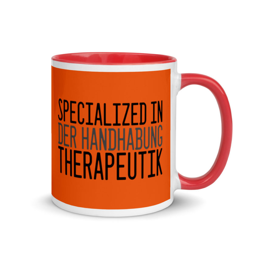 Specialized in Der Handabung Therapeutik, The Road to Wellville Mug with Color Inside - Image 5