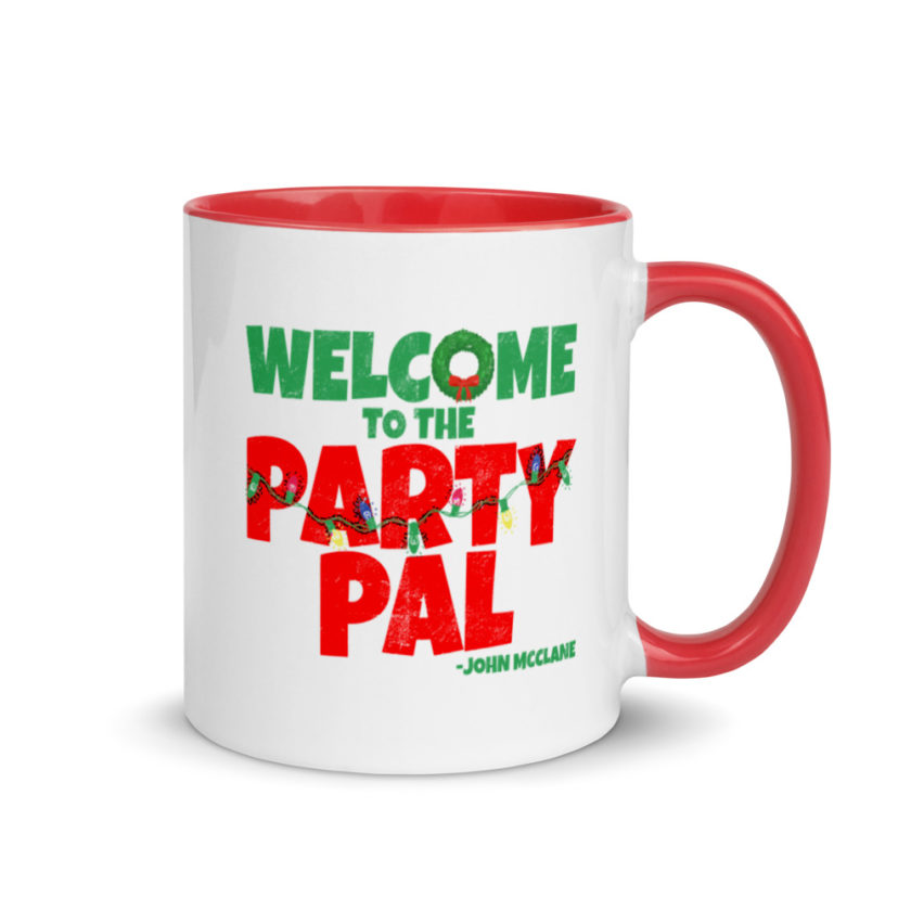 Welcome to the party pal. John Mcclane, Die Hard Mug with Color Inside - Image 5