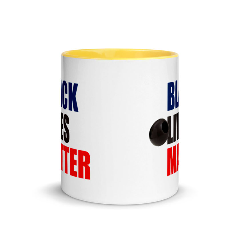 Black Olives Matter Mug with Color Inside - Image 17