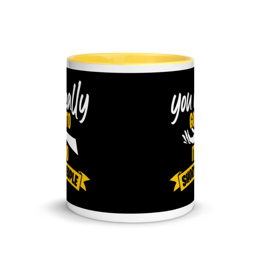 You really Got to Hand it To Short People  Mug with Color Inside - Image 18