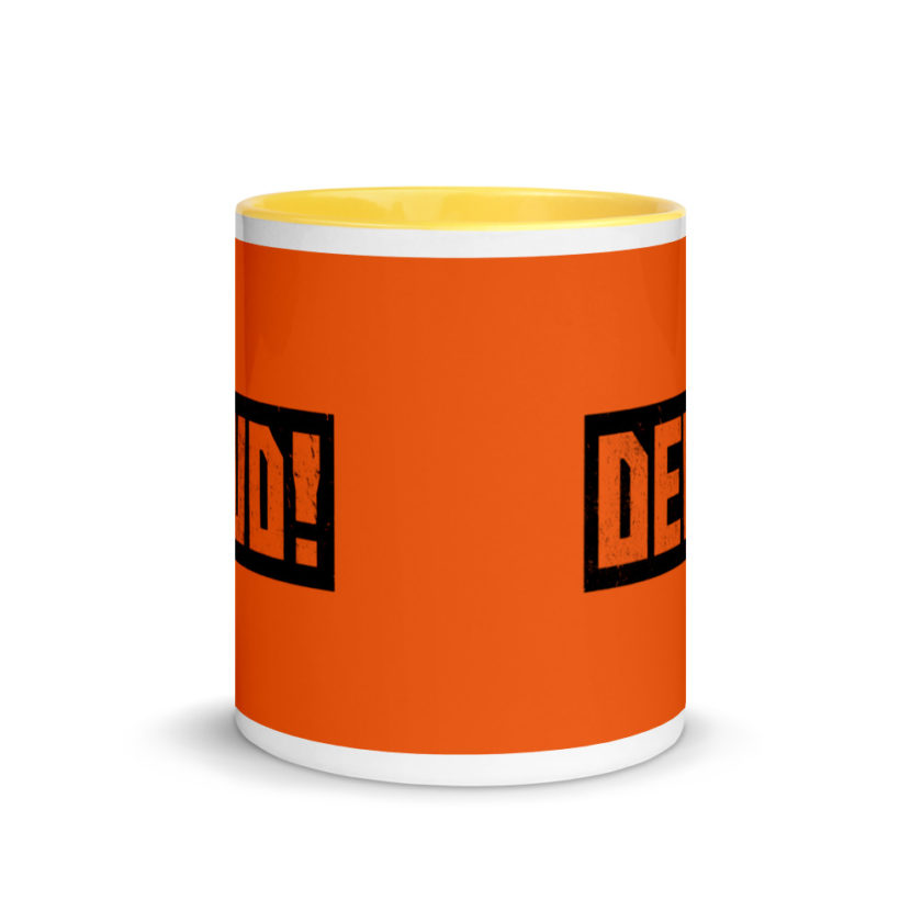 Dewd! Mug with Color Inside - Image 17
