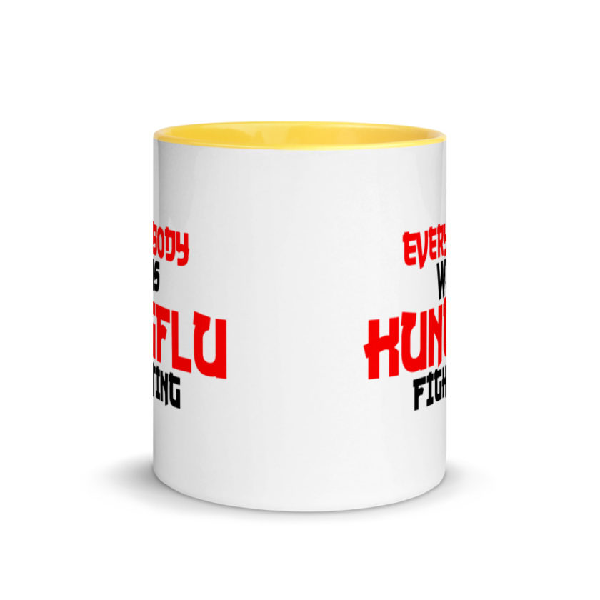 Everybody was Kungflu fighting! Mug with Color Inside - Image 17