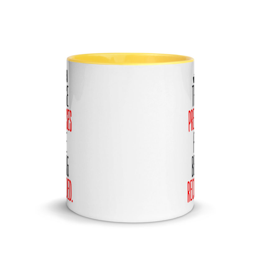 These premises are being recorded. Mug with Color Inside - Image 17