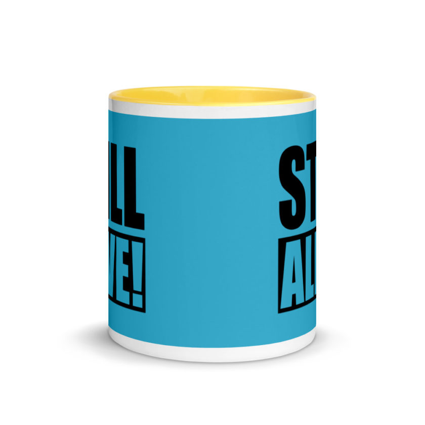 Still Alive! Grandma The Kroods Mug with Color Inside - Image 17