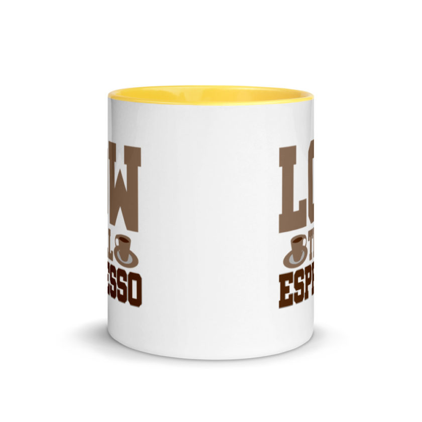Low till espresso Mug with Color Inside - Image 17