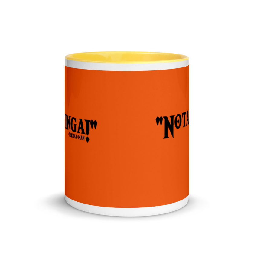 Notafinga! The Old Man A Christmas Story  Mug with Color Inside - Image 17