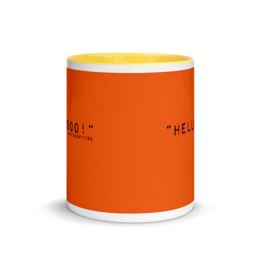 Hellooooooo, Mrs.Doubtfire Mug with Color Inside - Image 17