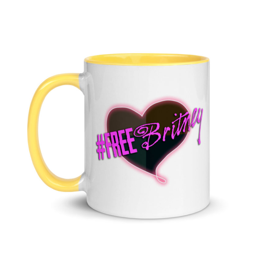 #FreeBritney Mug with Color Inside - Image 18