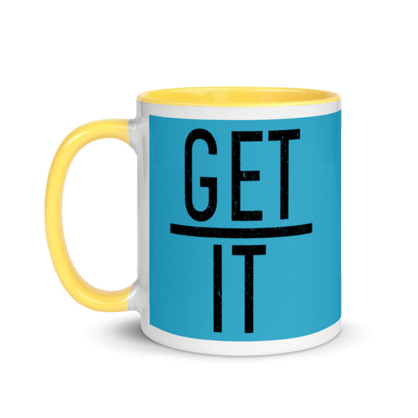 Get over it Mug with Color Inside - Image 18