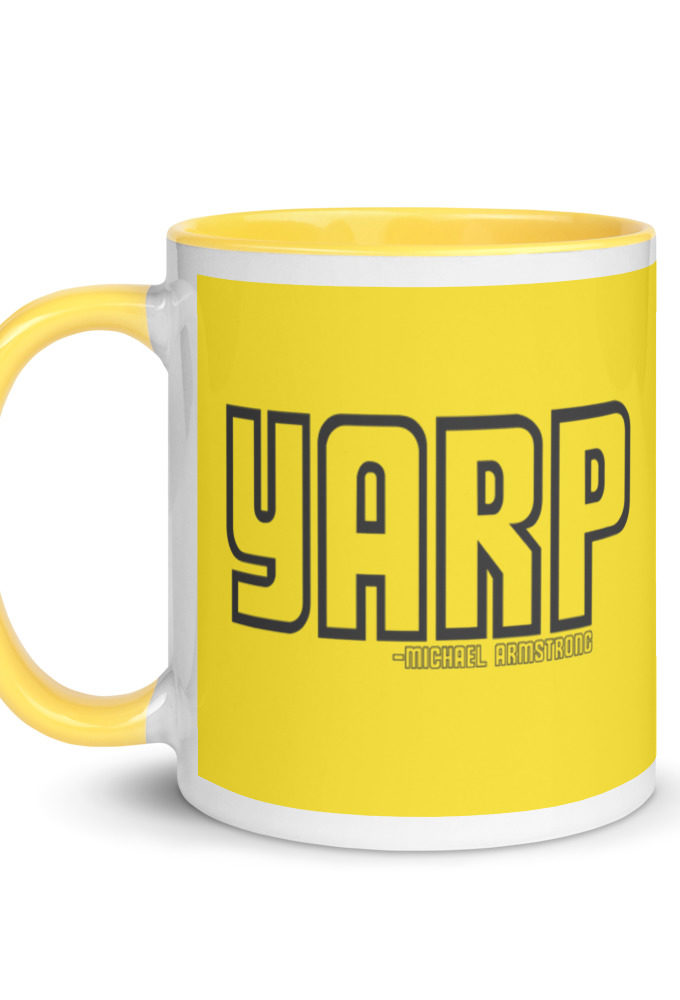 Yarp	Michael Armstrong, Hot Fuzz Mug with Color Inside