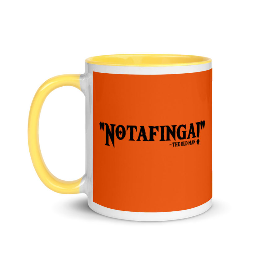 Notafinga! The Old Man A Christmas Story  Mug with Color Inside - Image 18